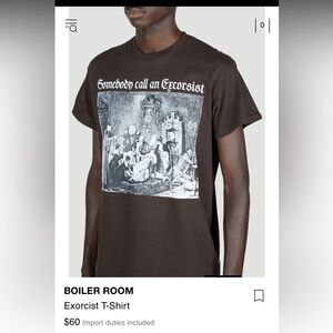 Woman's Men's Boiler Room Somebody Call an Exorcist Goth Gothic Rocker unisex